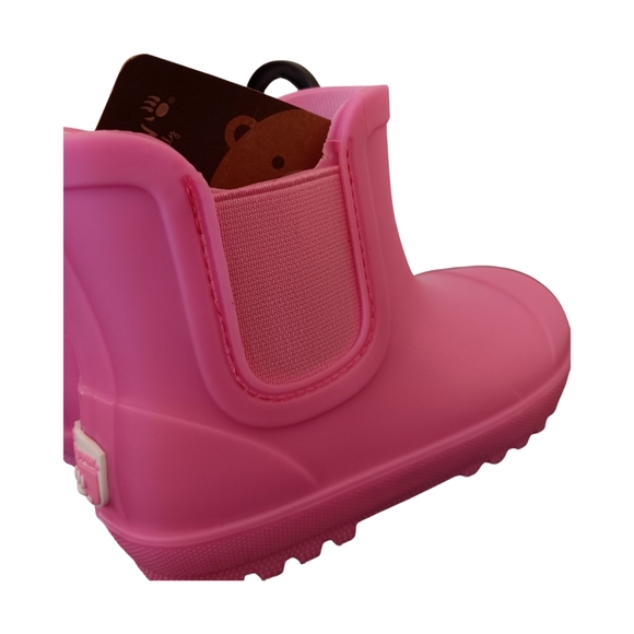 BEARPAW Chelsea Kids Rainboots Hot Pink Various Sizes NWT - Picture 6 of 9